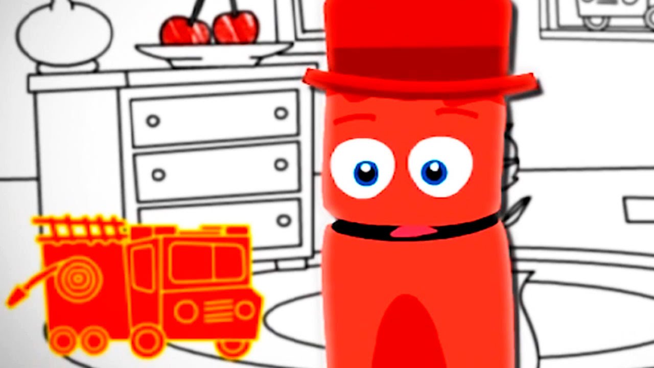 Malyshi-Karandashi-multiki-dlya-malyshej-TSveta-dlya-detej-raskrashivaem-krasnuyu-mashinku