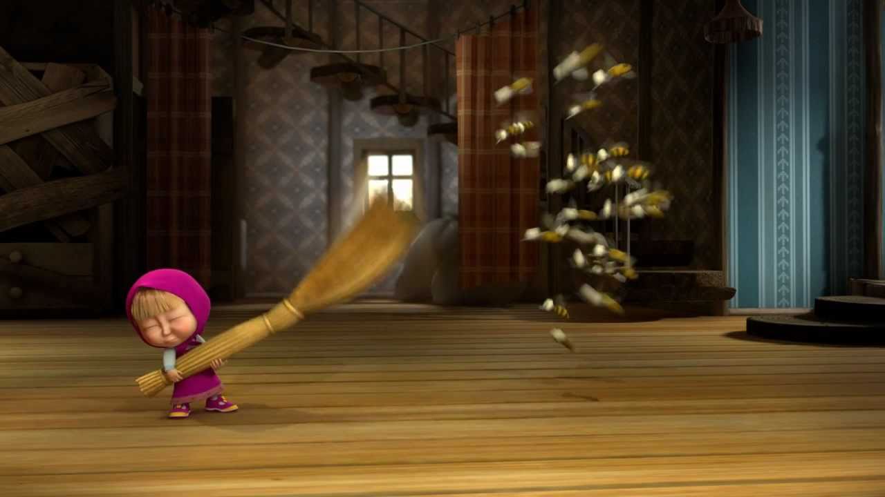 Masha-i-Medved-Do-vesny-ne-budit-Pchely-s-venikom