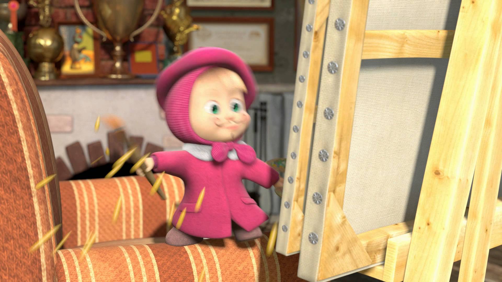 Masha-i-Medved-Kartina-maslom-Trejler