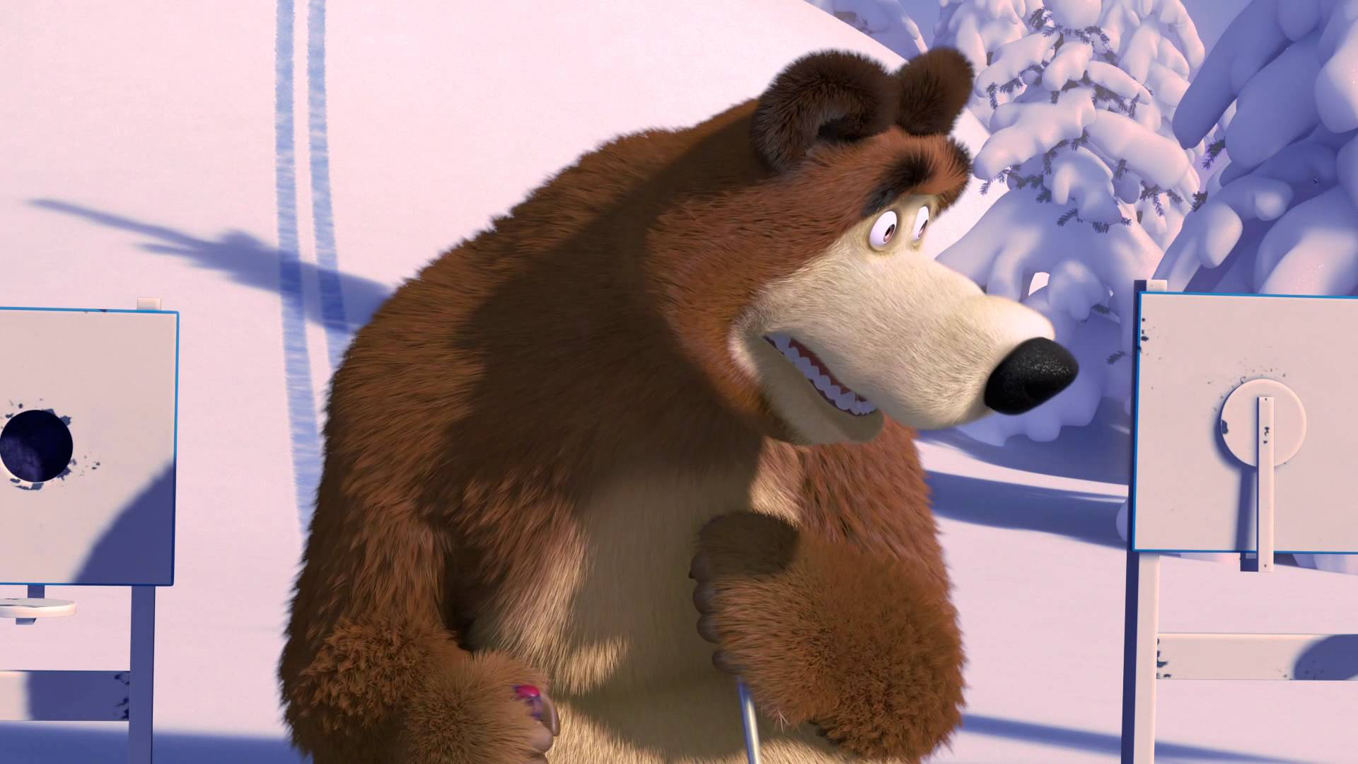 Masha-i-Medved-Lyzhnyu-Trejler