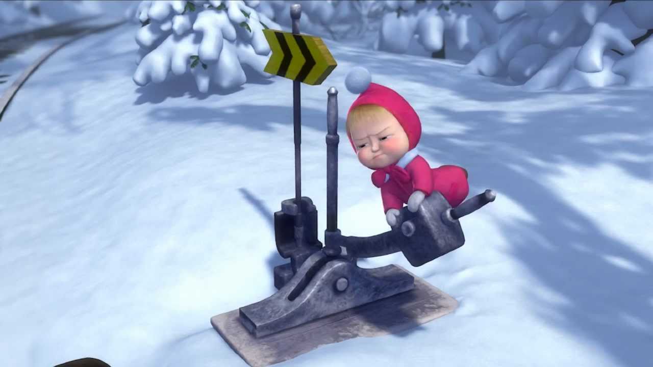 Masha-i-Medved-Raz-dva-tri-Elochka-gori-Eto-byl-Ded-Moroz-da-da