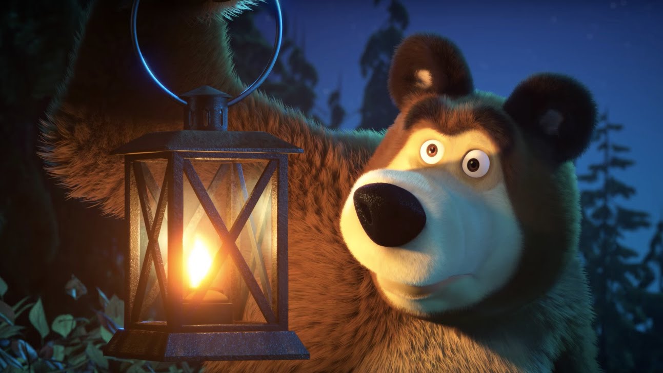 Masha-i-Medved-Strashno-azh-zhut-Nochnaya-rybalka