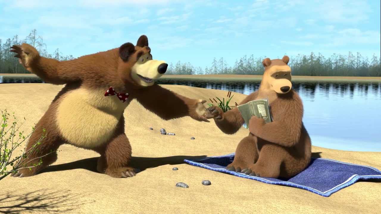 Masha-i-Medved-Vesna-prishla-Vstrecha-s-Medveditsej