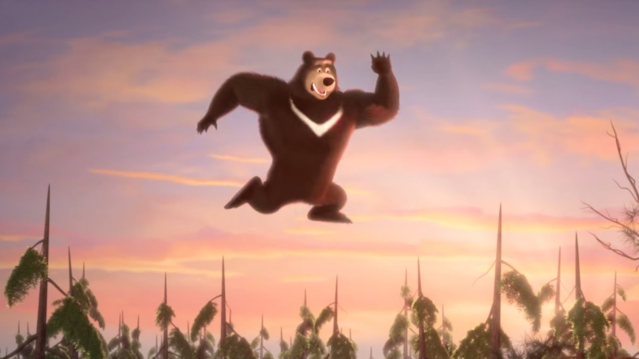 Masha-i-medved-Neulovimye-Mstiteli-Krovat-Batut