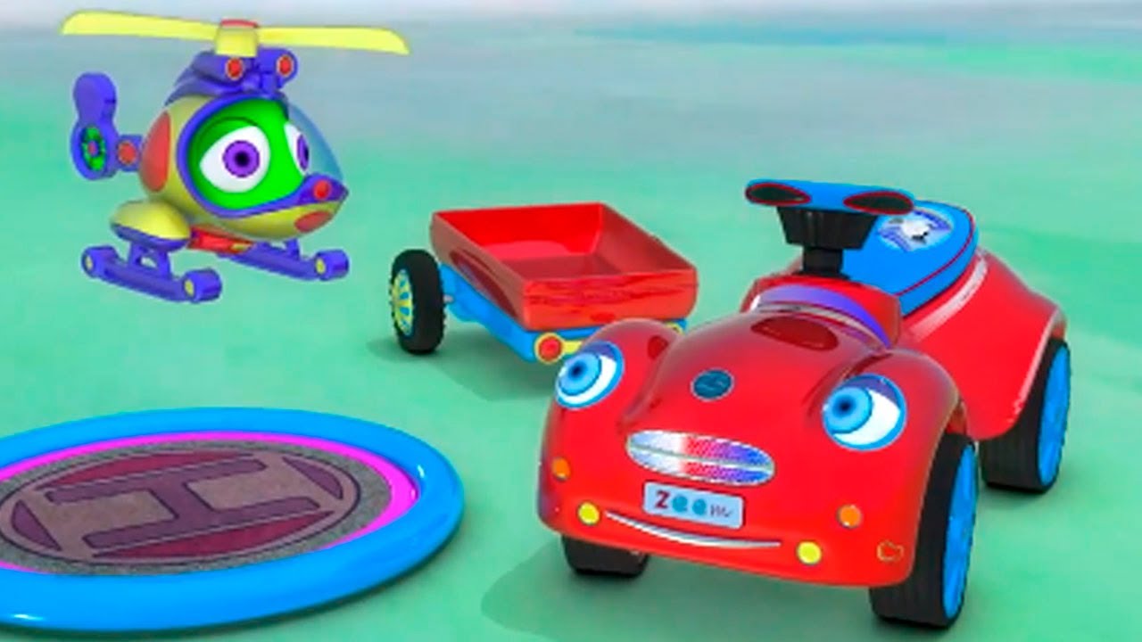 Mashinka-i-Vertolet-sobiraem-konstruktor-3D-multfilmy-dlya-samyh-malenkih