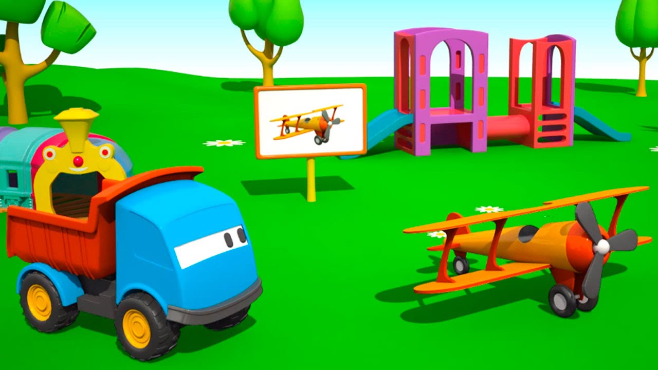 Multfilmy-dlya-detej-Gruzovichok-Leva-i-Samolet-multiki-pro-mashinki