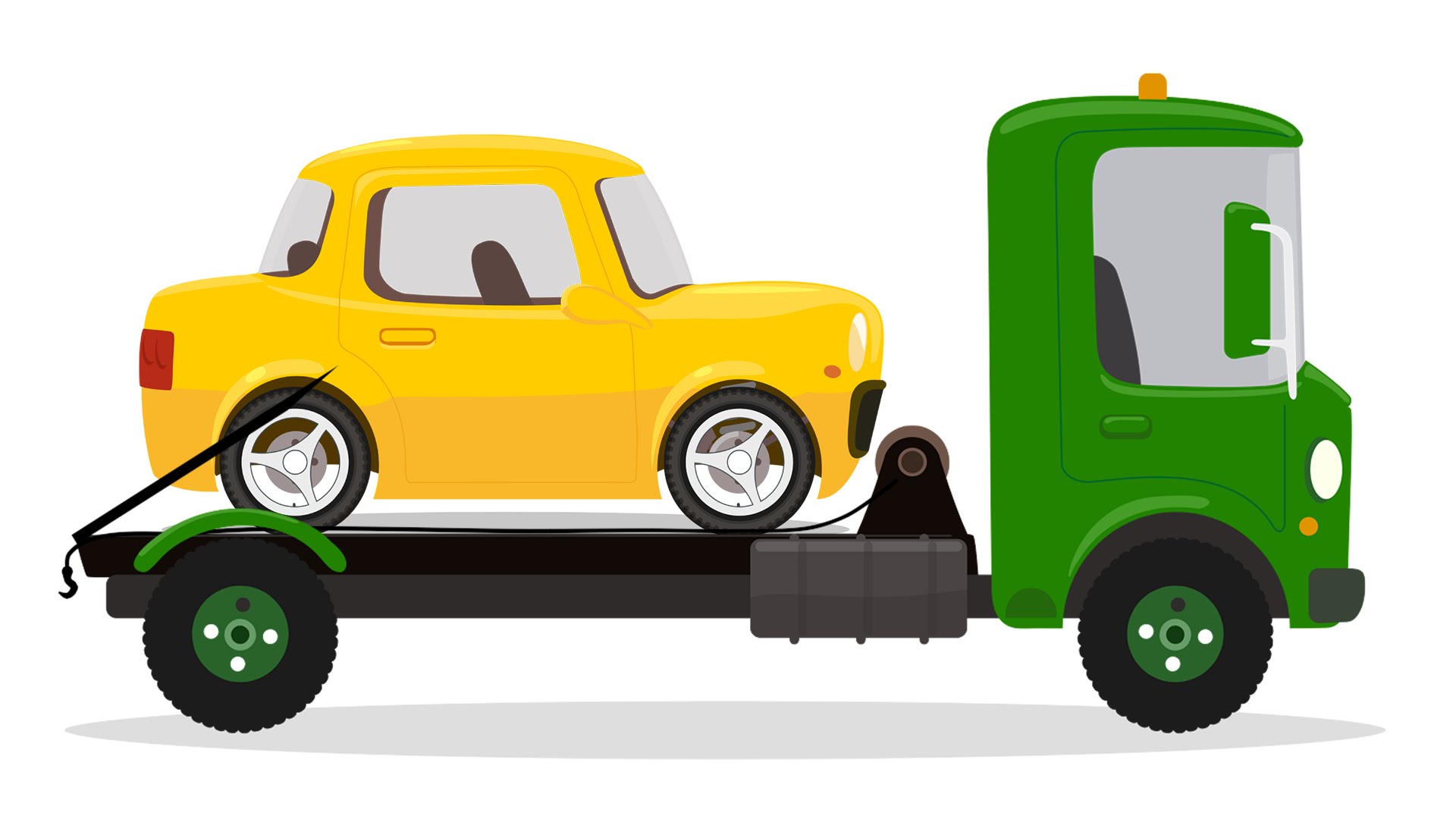 Multik-dlya-detej-pro-mashinki-Doktor-Mashinkova-Multik-pro-Evakuator-i-zapasnoe-koleso