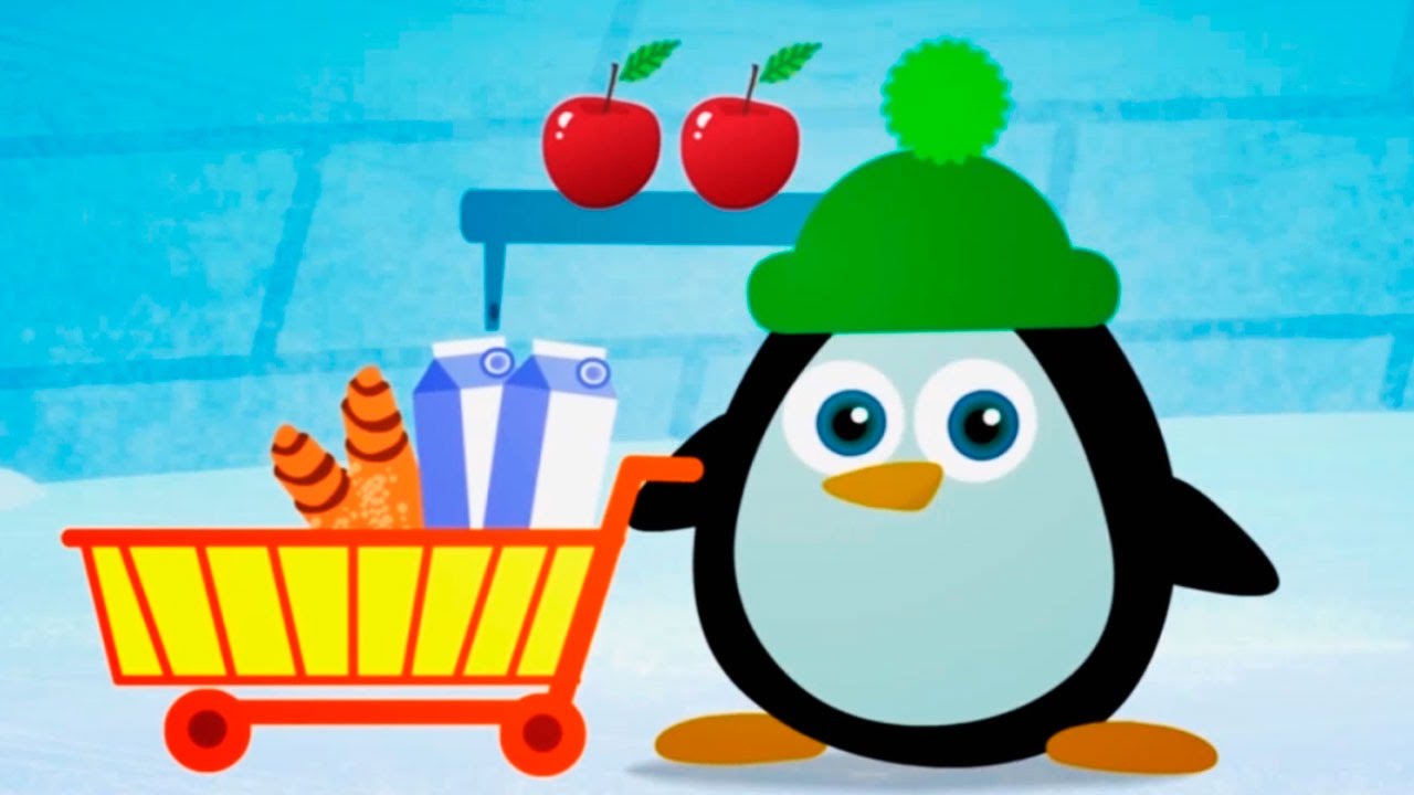 Multik-dlya-malyshej-ot-goda-Uchimsya-schitat-multik-pro-pingvinenka-uchim-schet-tsifry-Baby-U