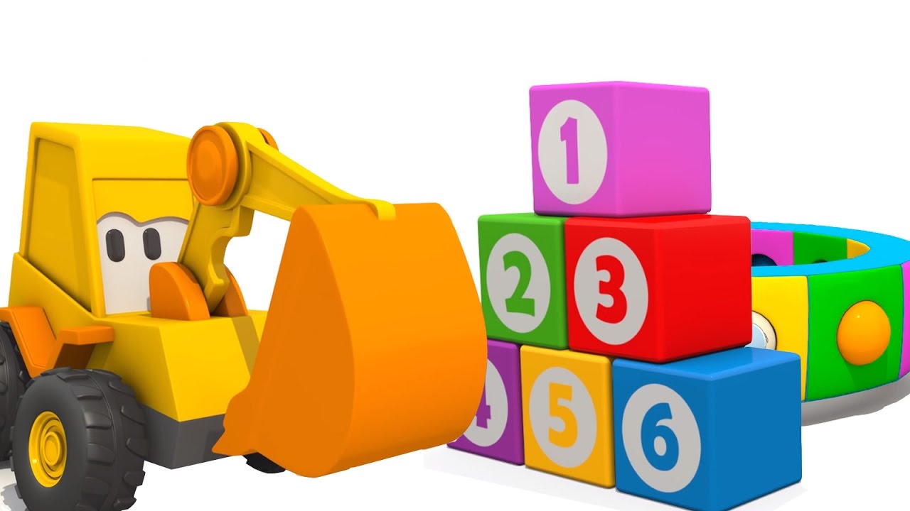 Multik-pro-Ekskavator-Masyu-Veselaya-karusel-Uchim-Frukty-razvivayushhij-multik-dlya-malyshej