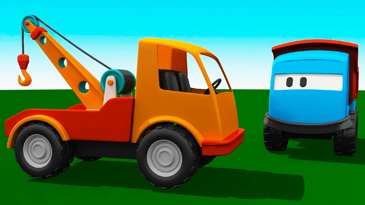 Multik-raskraska.-Uchim-tsveta-s-Gruzovichkom-Levoj-Multik-pro-evakuator