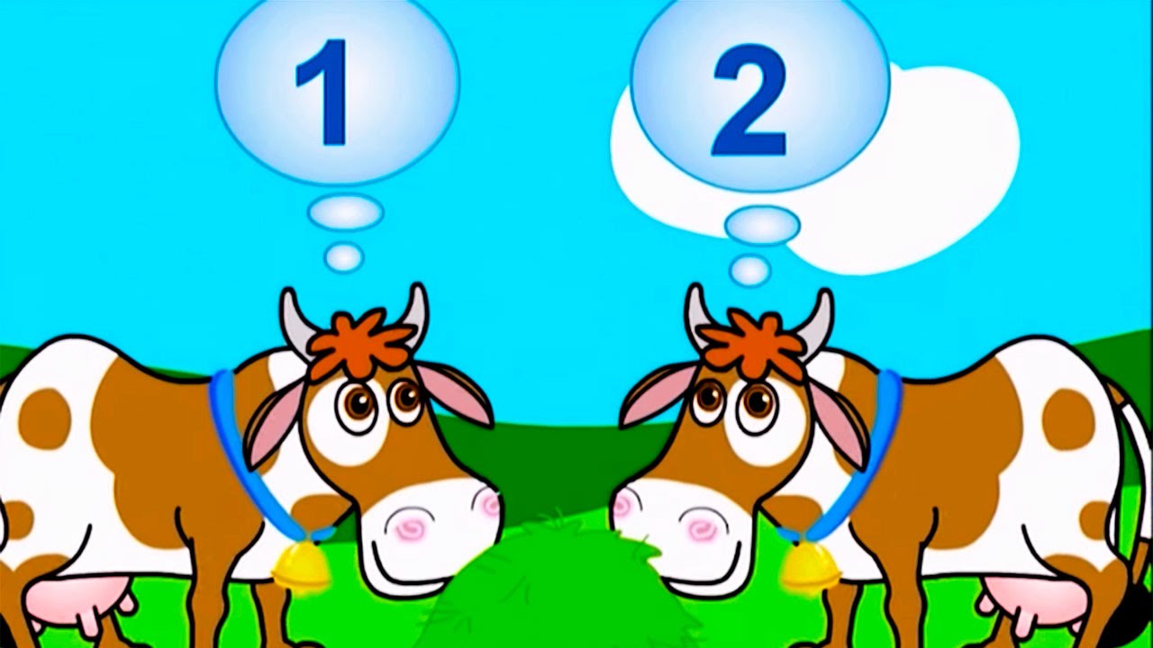 Multiki-dlya-samyh-malenkih.-Ferma-chisel.-TSifry-ot-1-do-2.-Schitaem-zhivotnyh.-Babyfirsttv