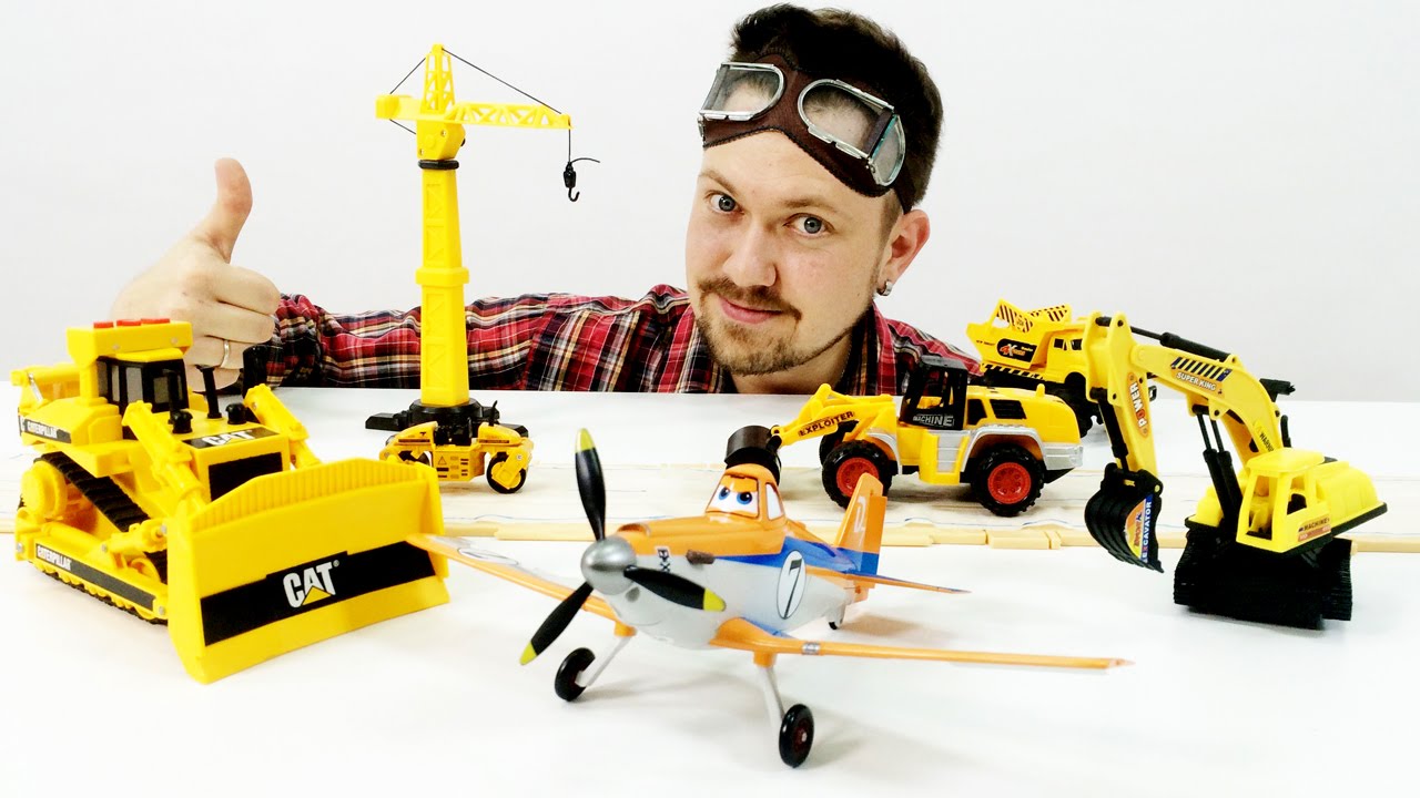 Multiki-pro-mashinki-Garazh-Aleksa.-Vzlyotno-posadochnaya-polosa.-Igry-dlya-malchikov