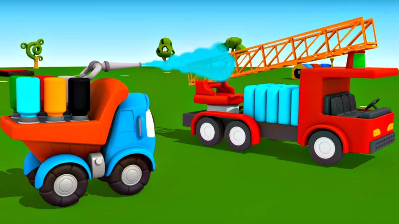 Multiki-pro-mashinki-Gruzovichok-Leva-Malysh.-Vse-serii-podryad.-Rabochaya-tehnika