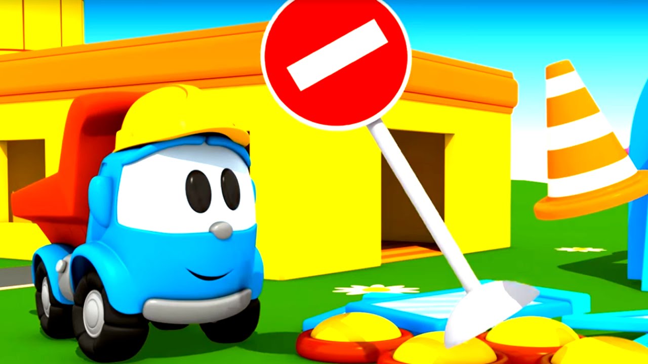 Multiki-pro-mashinki-Gruzovichok-Lyova-stroit-novyj-dom.-Gruzovichok-Lyova-Malysh