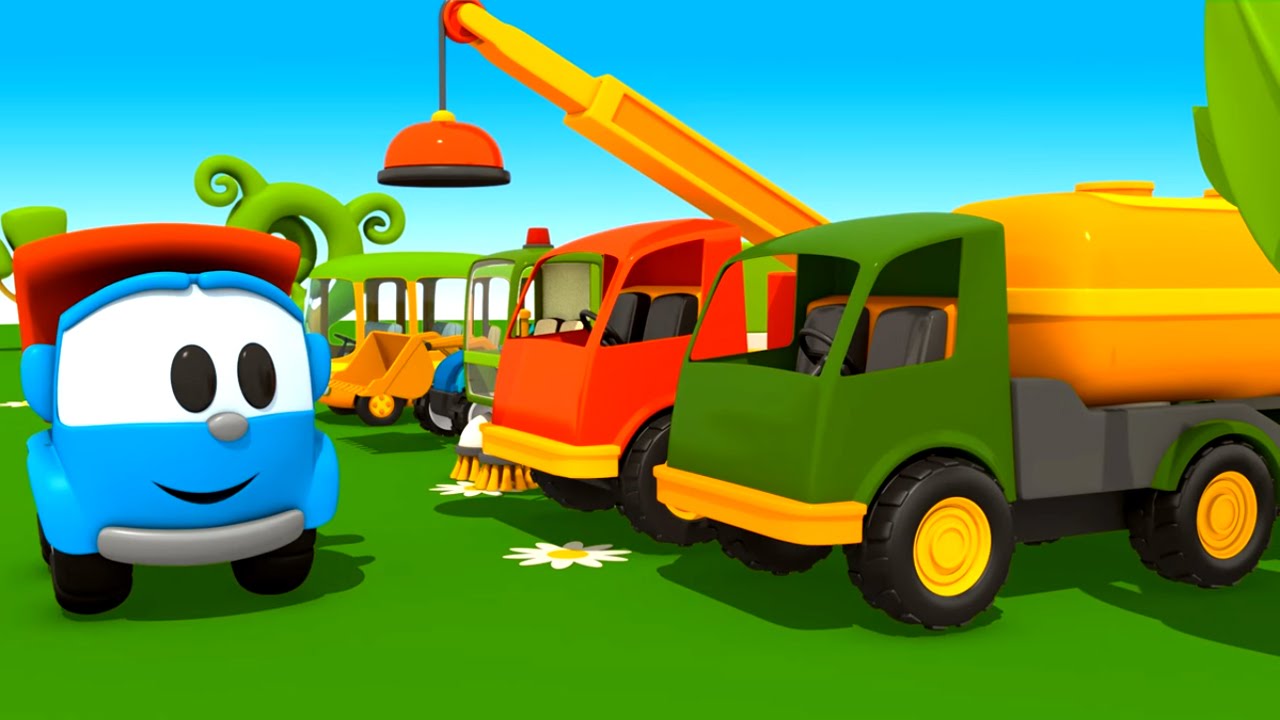 Multiki-pro-mashinki-Gruzovichok-Lyova.-Lyova-Malysh-i-Raketa.-3D-konstruktor