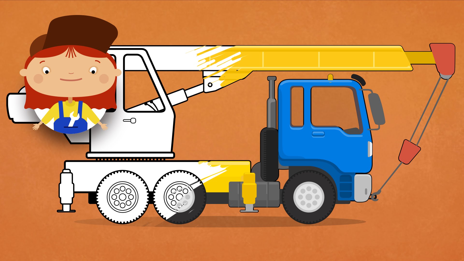 Multiki-pro-mashinki-Raskraski-s-Doktorom-Mashinkovoj.-Avtokran.-TSveta-dlya-detej