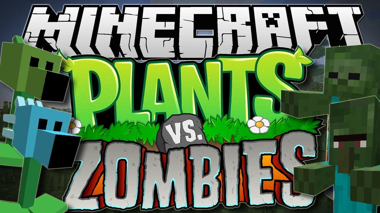 Plants-vs-Zombies-in-Minecraft-Zombi-nastupayut
