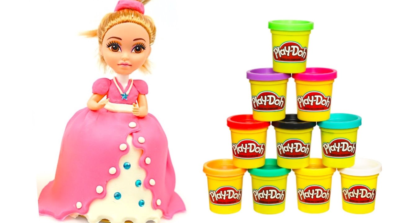 Plastilin-Plei-Do-delaem-plate-printsessy-Plei-Do-plastilin-dlya-detei-Igrushkin-TV