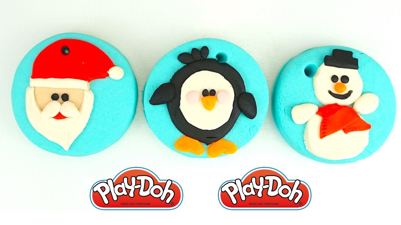 Plastilin-dlya-Detei-.-Delaem-novogodnie-igrushki-iz-Plei-do.-Igrushkin-TV