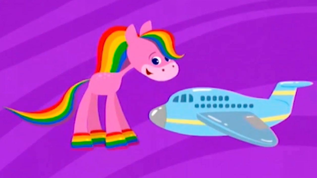 Razvivayushhie-multiki-dlya-detej-BabyFirstTV-Loshadka-Raduga-uchim-tsveta-tsveta-dlya-malyshej