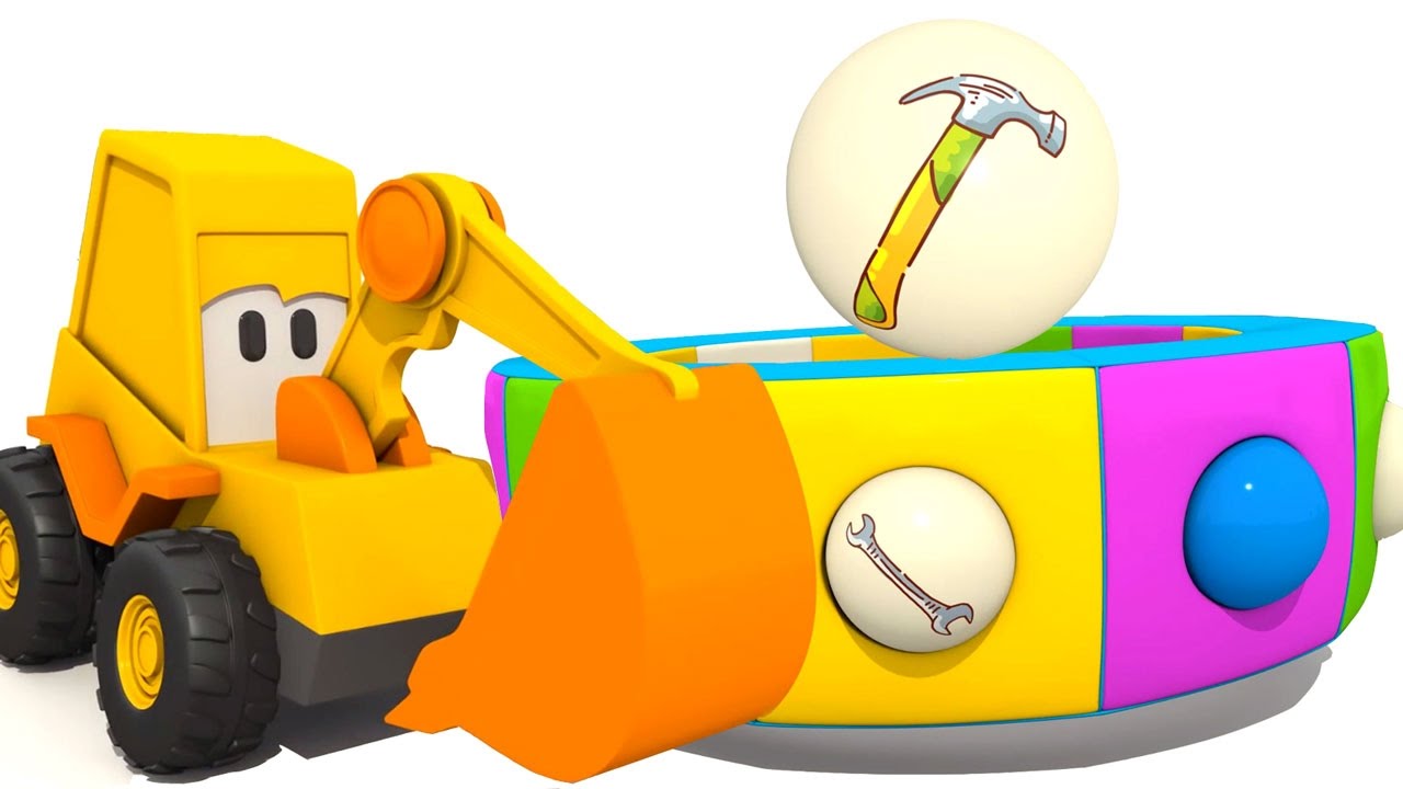 Razvivayushhie-multiki-dlya-detej-Ekskavator-Masya.-Veselaya-karusel-Instrumenty