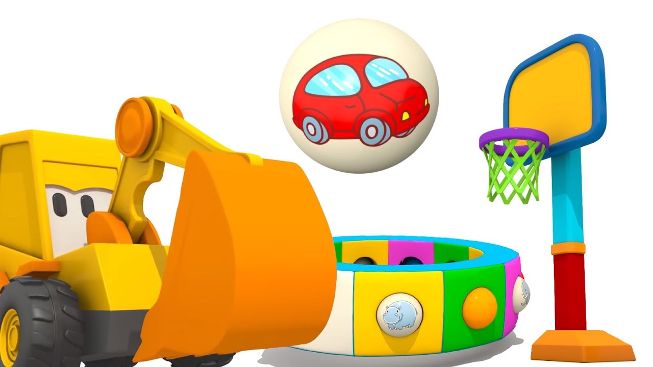 Razvivayushhie-multiki-dlya-malyshej-pro-Ekskavator-Masyu-Veselaya-Karusel-Posuda