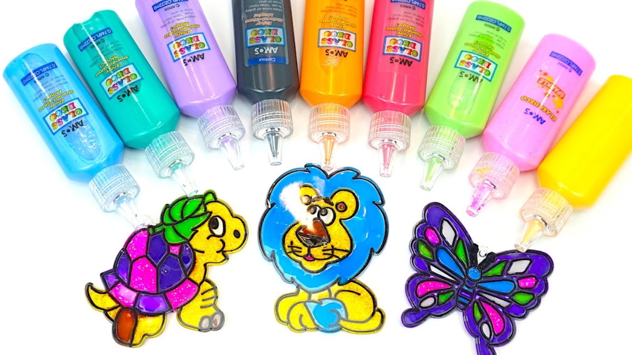 Risuem-vitrazhi.-Uchim-ZHivotnyh.-Rukodele-dlya-detei-.-Igrushkin-TV