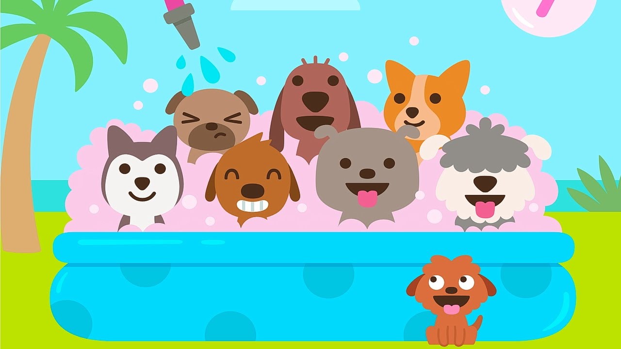 SHHenki-doshkolniki-Sago-Mini-Uchimsya-i-Igraem-s-pyosikom-Harvi-i-ego-druzyami.-Razvivayushhij-multfilm