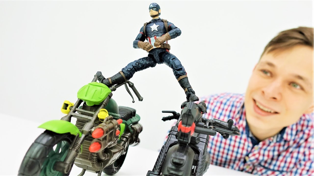 Supergeroi-video-s-igrushkami-Kapitan-Amerika-nashyol-rabotu-Detskoe-video
