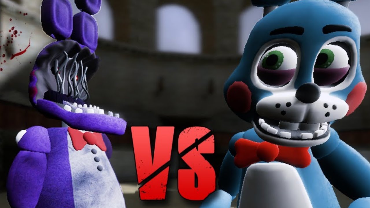 TOY-BONNIE-VS-BONNIE-FNAF-PARODIYA