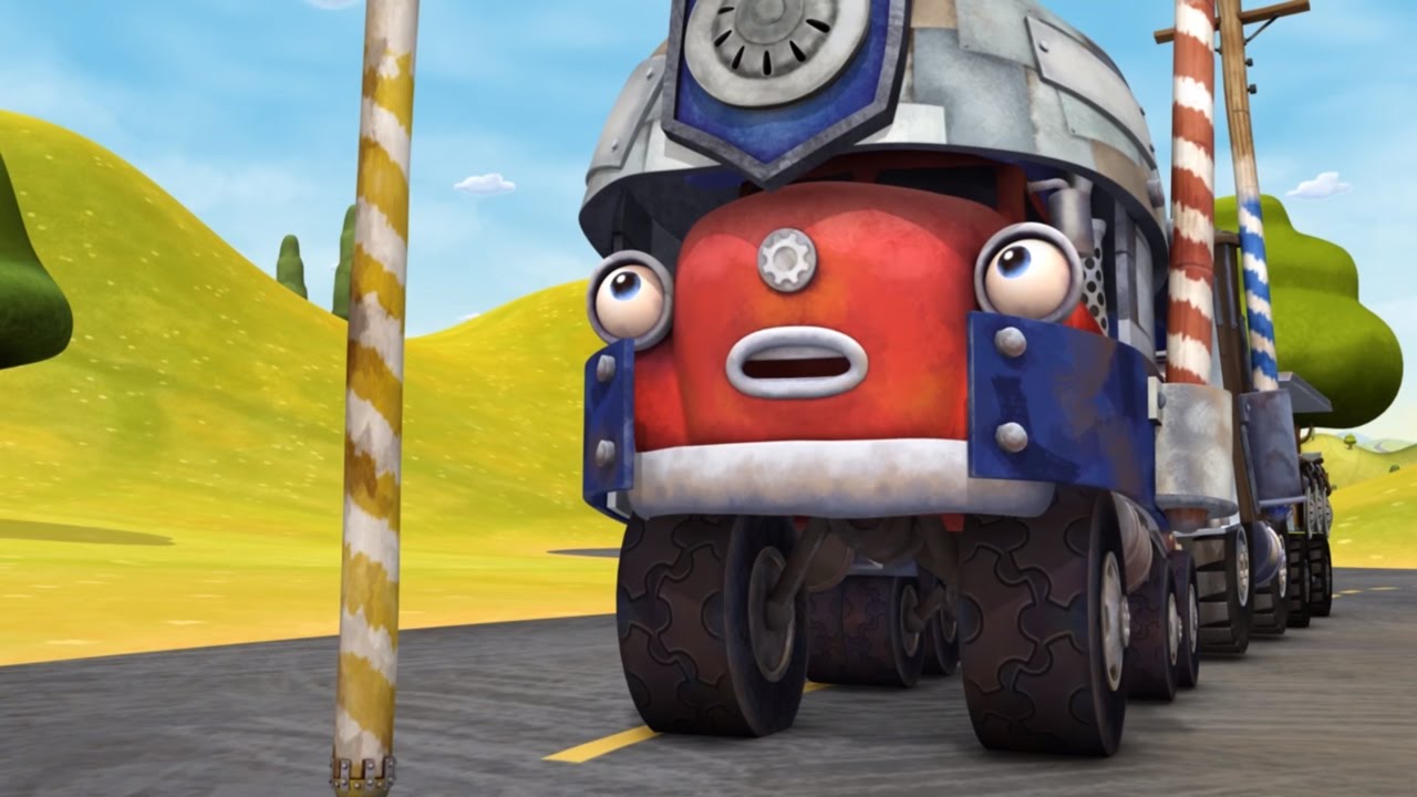 TRAKTAUN-Gruzoviki-v-siyayushhih-dospehah-Multfilmy-dlya-detej-pro-mashinki-i-gruzoviki