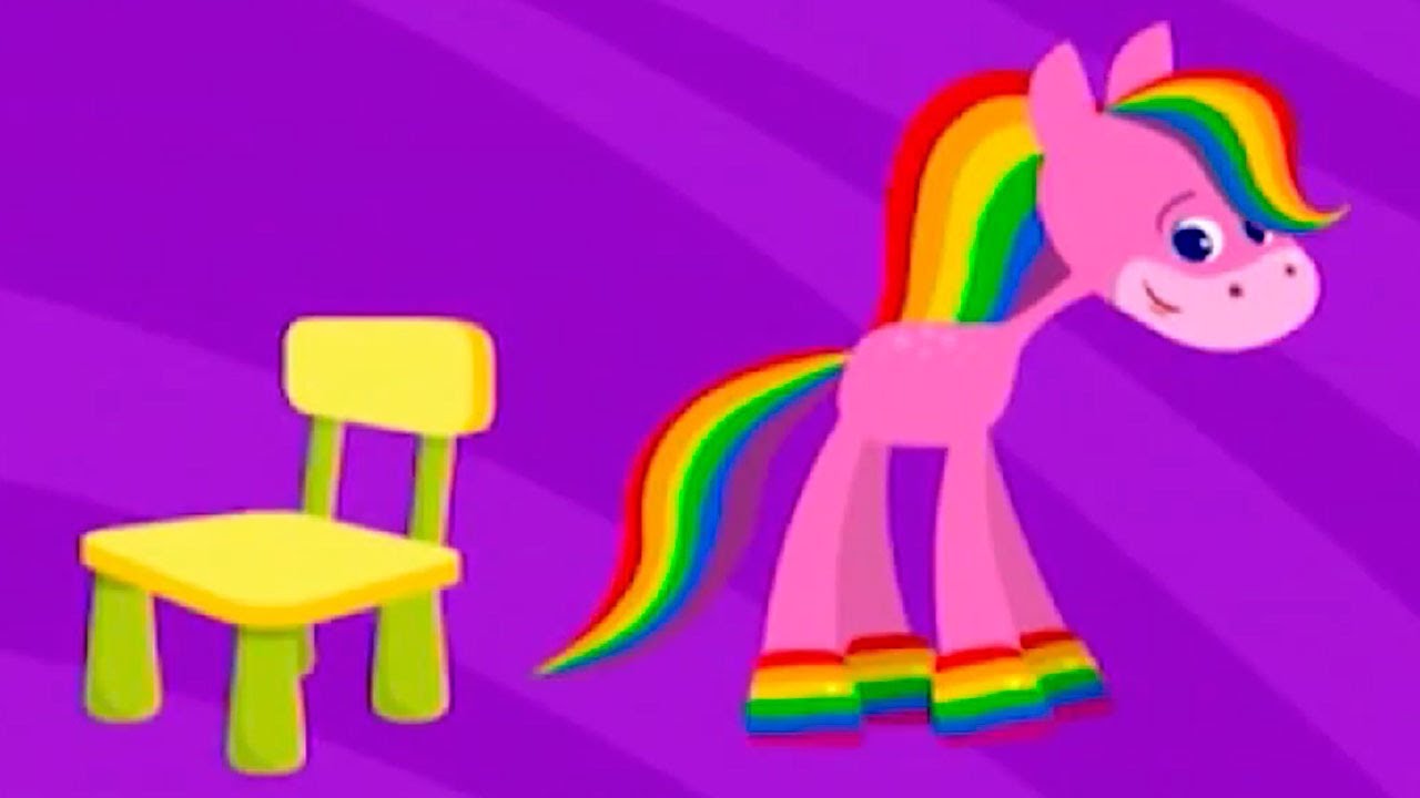 TSveta-dlya-detej-razvivayushhij-multfilm-dlya-malyshej-Loshadka-Raduga-uchim-tsveta-i-mebel