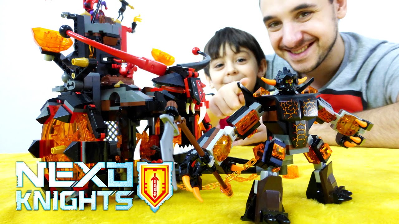 Video-dlya-detej-Papa-Rob-i-YArik-NEXO-KNIGHTS.-Lego-Nekso-Dzhestro-i-ego-armiya-Video-Obzor-igr