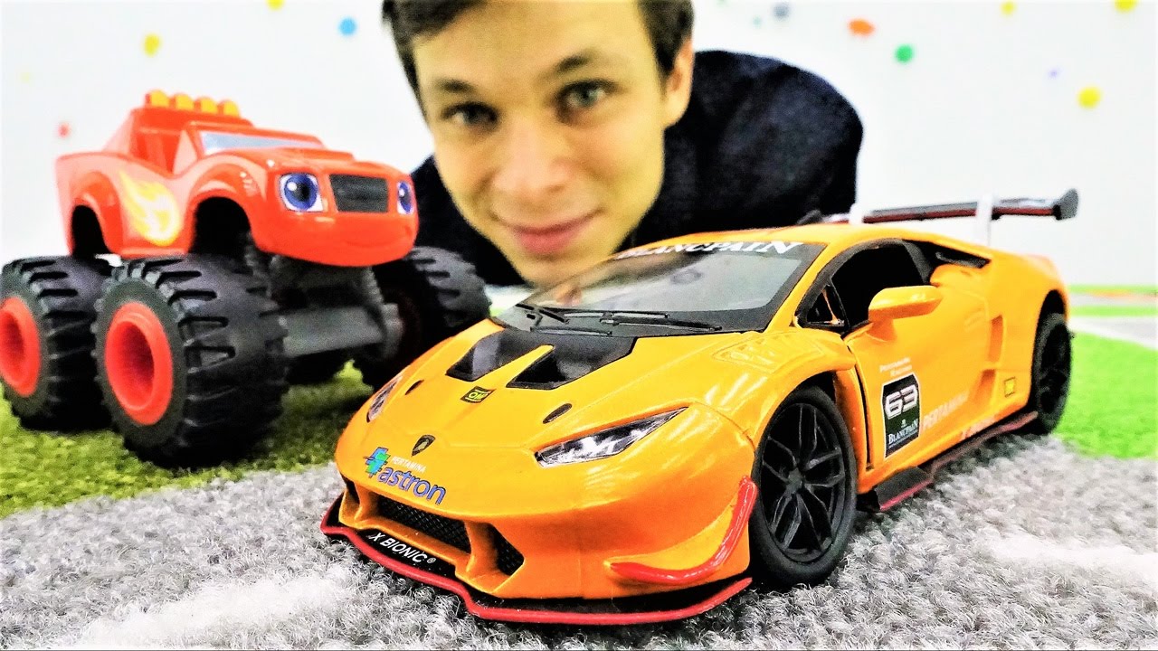 Video-dlya-detej-novye-igry-i-mashinki-Vspysh-i-Fyodor-spasayut-mashinku-Video-pro-igrushki