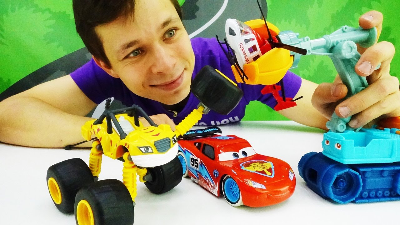 Video-pro-igrushki.-Mashinki-kto-kruche-Molniya-Makvin-Ryk-Vspysh-i-drugie