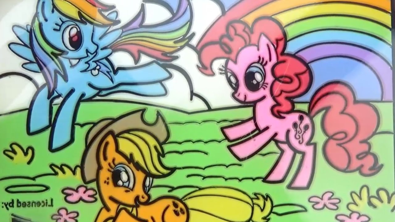 Vitrazhi-dlya-detei-.-Vitrazhi-Mai-litl-Poni.-Raskraski-dlya-detei-Igrushkin-TV