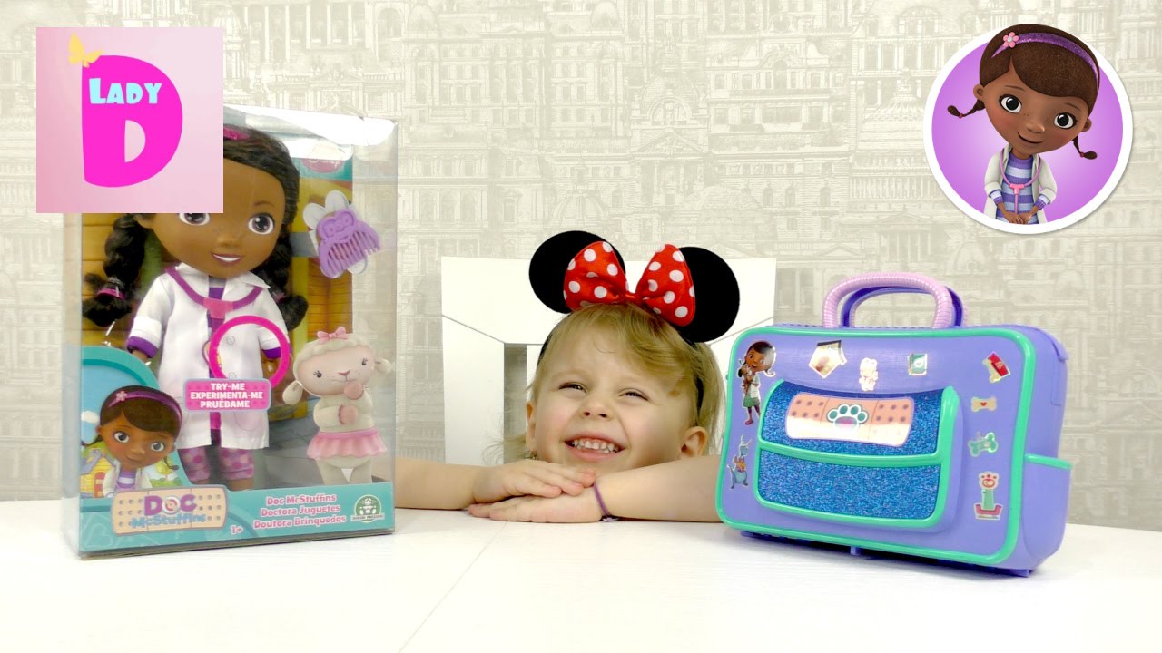 Doktor-Plyusheva-kukla-otkryvaem-i-igraem-Doc-McStuffins-doll-unboxing