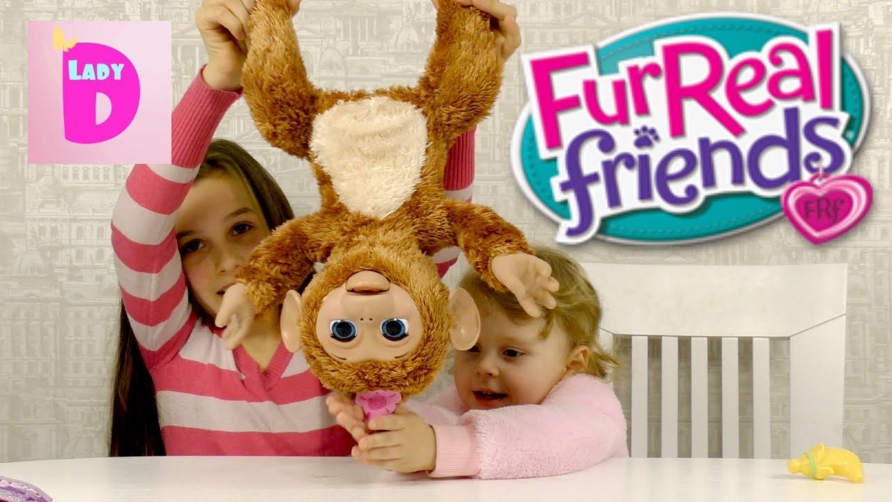 Interaktivnaya-igrushka-obezyana-FUR-REAL-FRIENDS-My-Giggly-Monkey-raspakovka