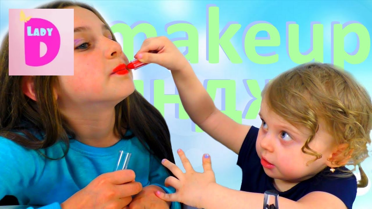 MAKIYAZH-CHELLENDZH.-Delaem-drug-drugu-makiyazh.-MAKE-UP-CHALLENGE.-Detskij-makiyazh