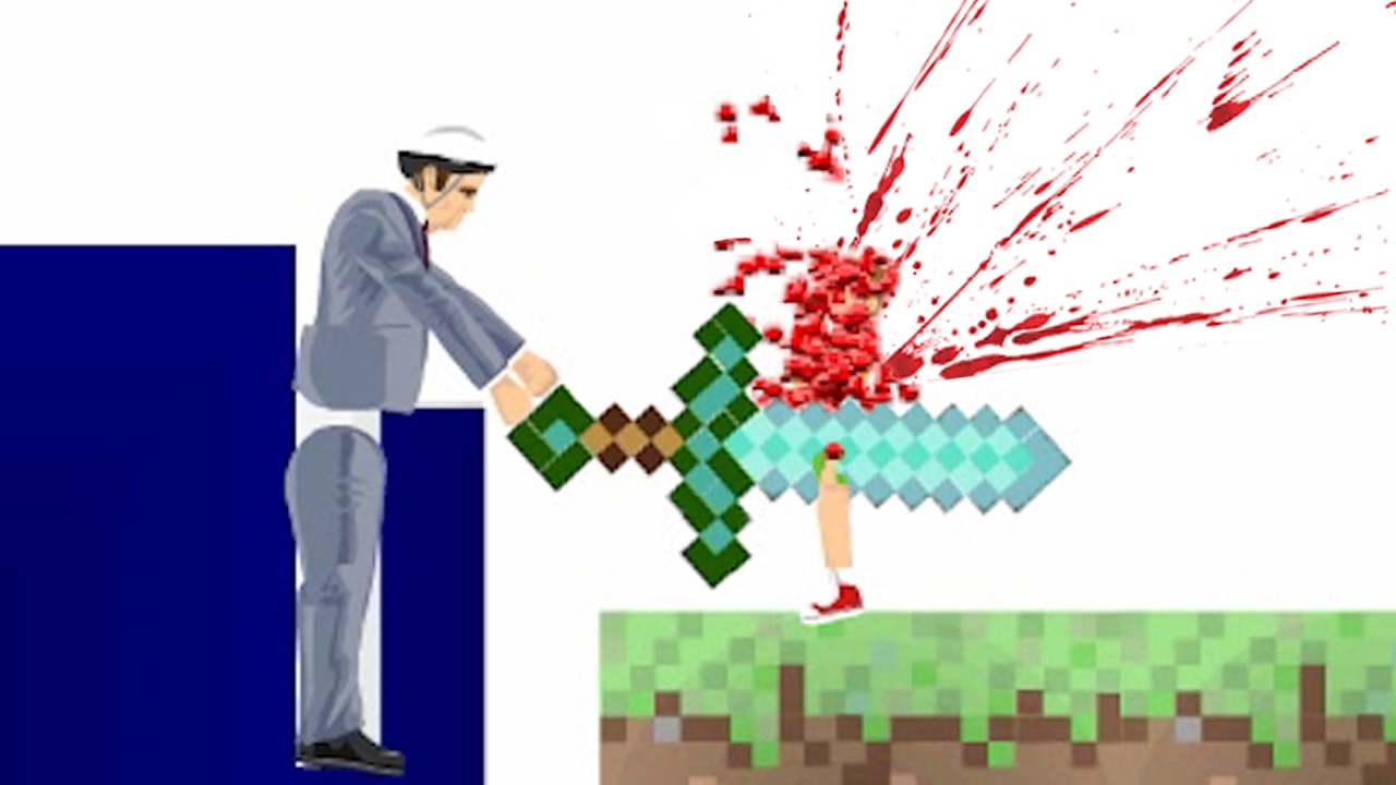 MINECRAFT-vs-HAPPY-WHEELS-Happy-Wheels-66