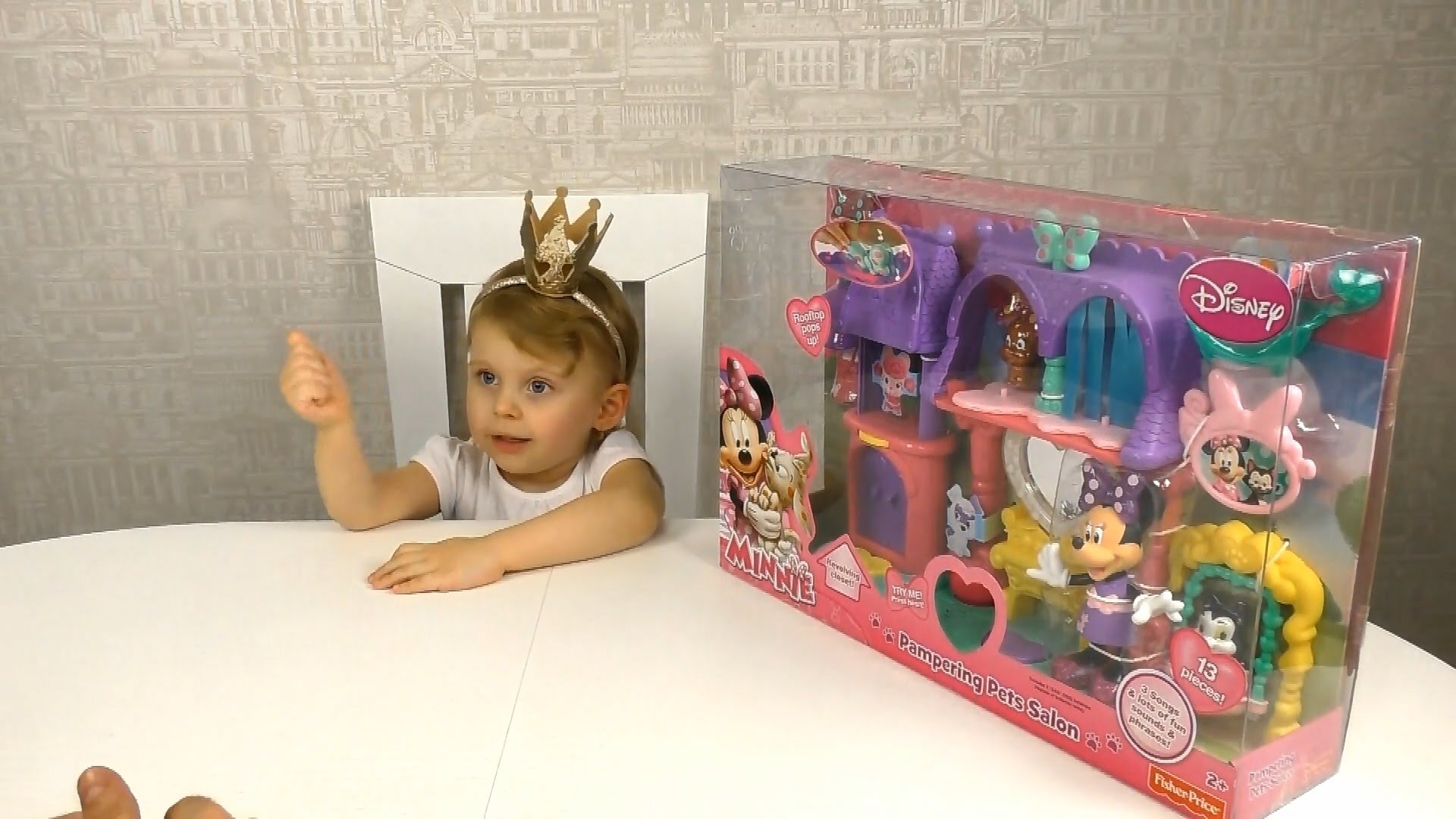 Minni-maus-salon-dlya-pitomtsev-otkryvaem-Minnie-mouse-pet-salon-unboxing
