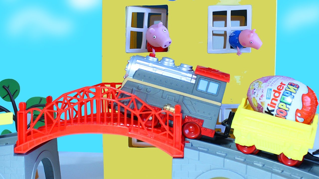 Multik-s-igrushkami.-Svinka-Peppa-i-Dzhordzh-razdayut-syurprizy