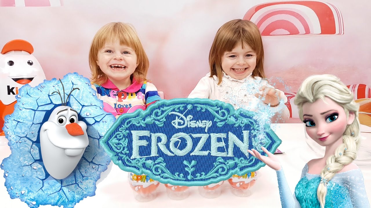 PRINTSESSA-Elza-Holodnoe-Serdtse-raspakovka-Kinder-Syurpriz