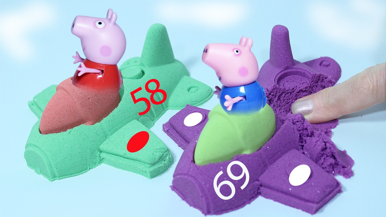 Svinka-Peppa-i-Dzhordzh-stali-aviakonstruktorami.-Igrushki-dlya-detej.-Igraem-vmeste