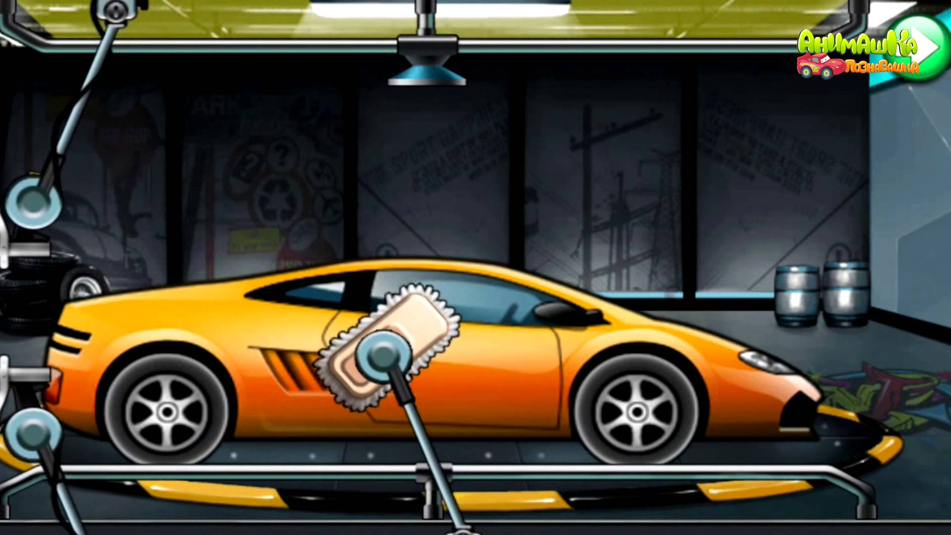 Video-dlya-detej-Mojka-mashinok-multik.-Avtomojka-mashin.-Razvivayushhie-multiki