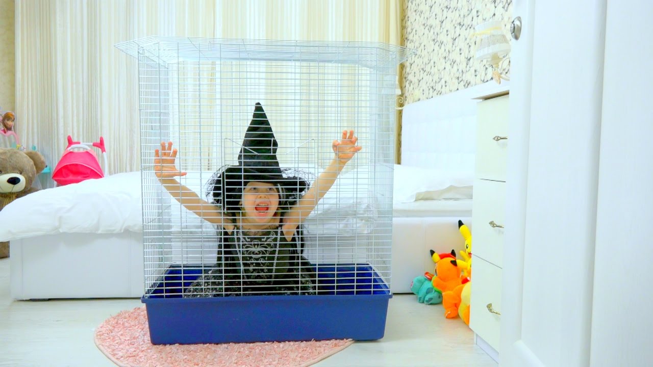 ZHASMIN-V-BEDE-VEDMA-V-KLETKE-Dlya-detej-KIDS-CHILDREN-Printsessy-v-realnoj-zhizni-Disnej