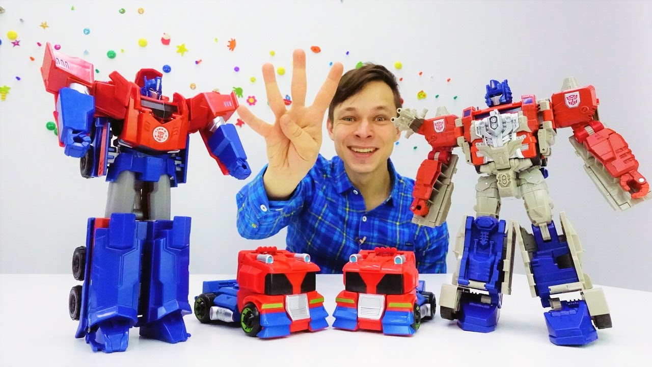 Igry-Transformery-Video-pro-igrushki.-Optimusa-klonirovali-Deseptikony-i-superoruzhie.-Papa-Tajm
