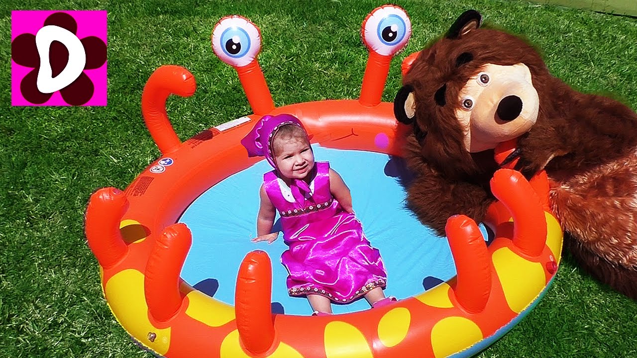 Masha-i-Medved-KRAB-GIGANT-V-BASSEJNE-Nuzhen-Doktor-Masha-and-the-Bear-Masha-i-Medved-Novye-Serii