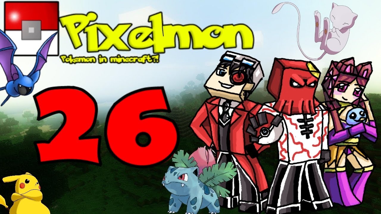 Minecraft-Pixelmon-3.0-po-russki-26-Bitvy-s-pokemonami