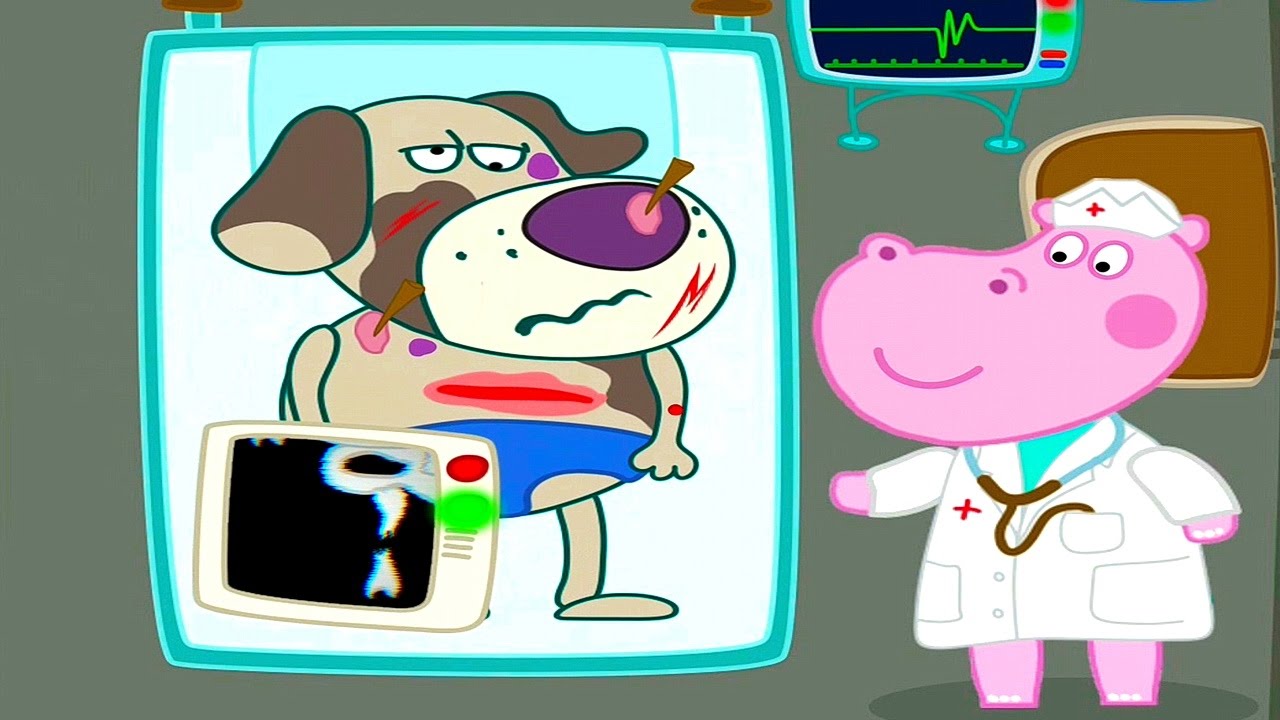 Multfilm-Doktor-Gippo-Peppa-vrach-travmatolog-Razvivayushhij-multik-pro-Skoruyu-Pomoshh-dlya-detej